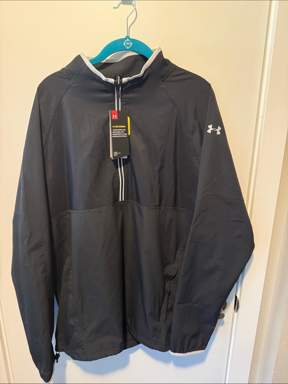 Under Armour Black Half-Zip Performance Jacket